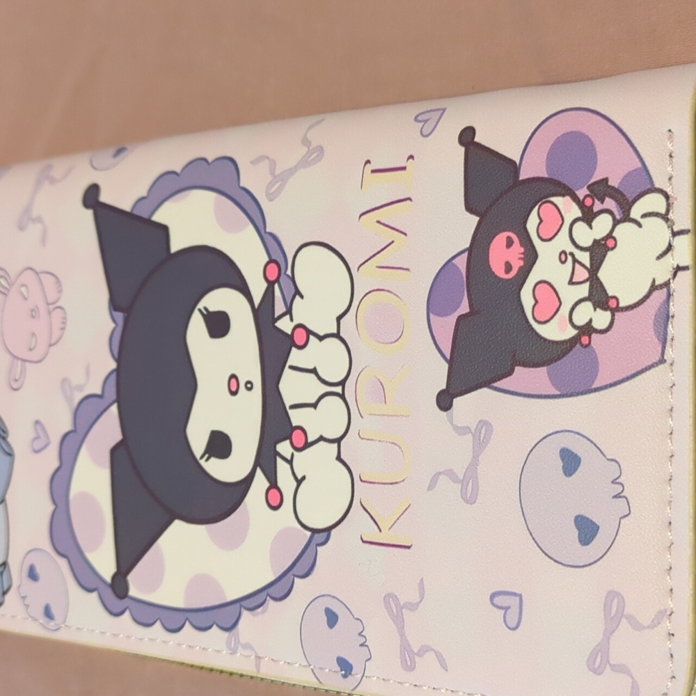 Hello Kitty Kuromi Pocket long wallet Lightweight - Picture 4 of 9
